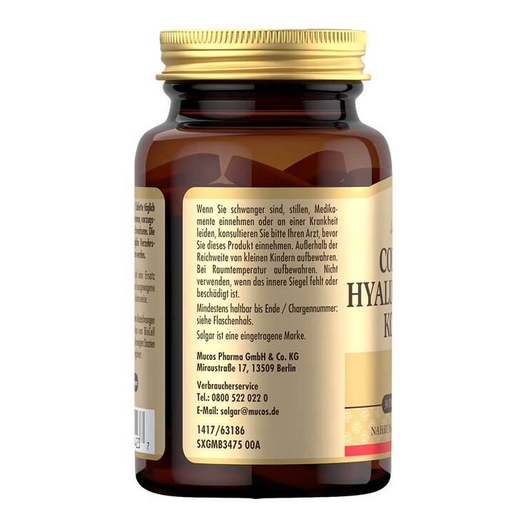 Solgar Collagen-Hyaluronsäure-Complex Tabletten, 30 St