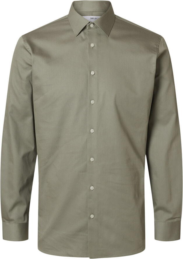 Selected Homme SLHSLIM-PERFORMANCE SHIRT LS NOOS Vetiver