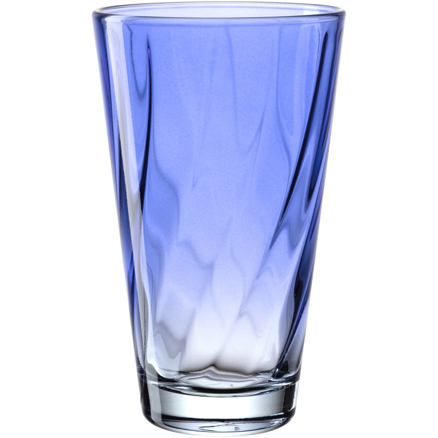 LEONARDO Trinkglas TWIST 6er Set 300 ml blau