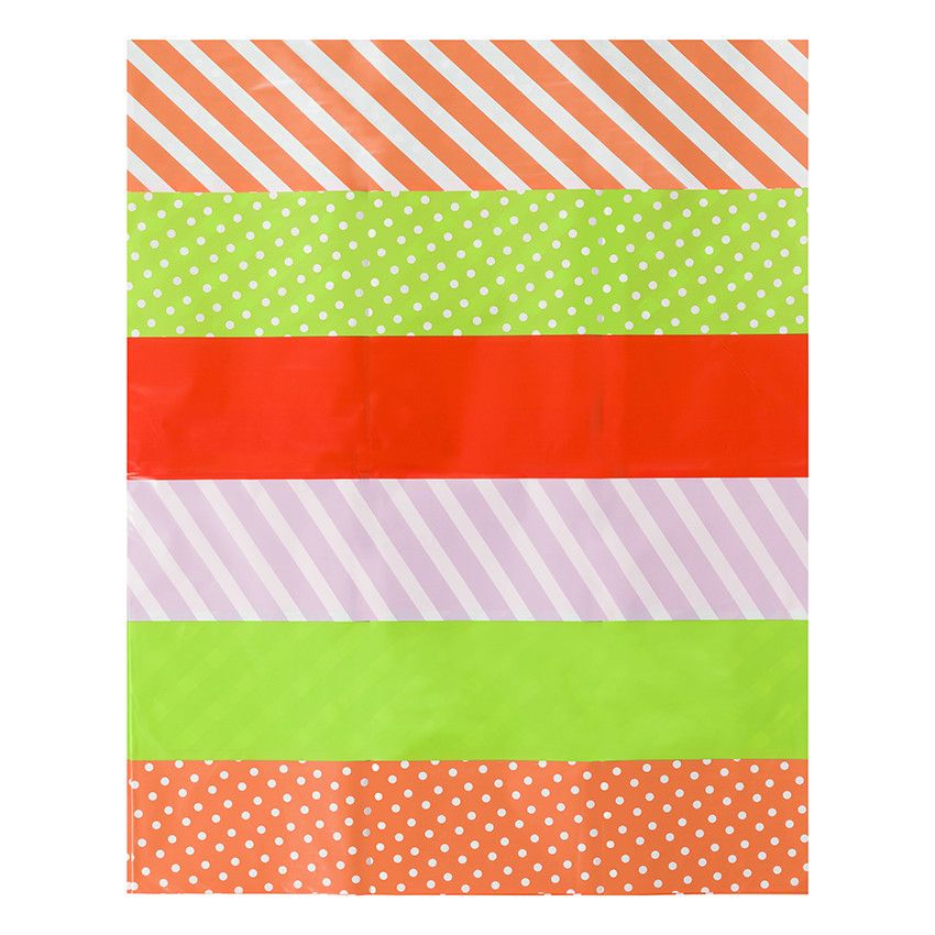 Nappe d'anniversaire fantaisie 110 x 180 cm - Bleu ou Jaune