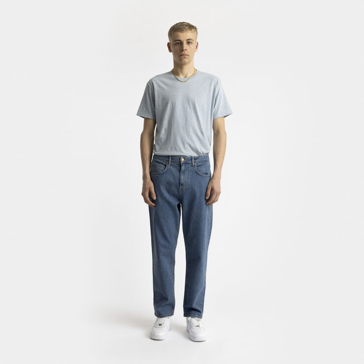 RVLT - Revolution Relaxed fitted jeans in organic cotton-stretch Blue