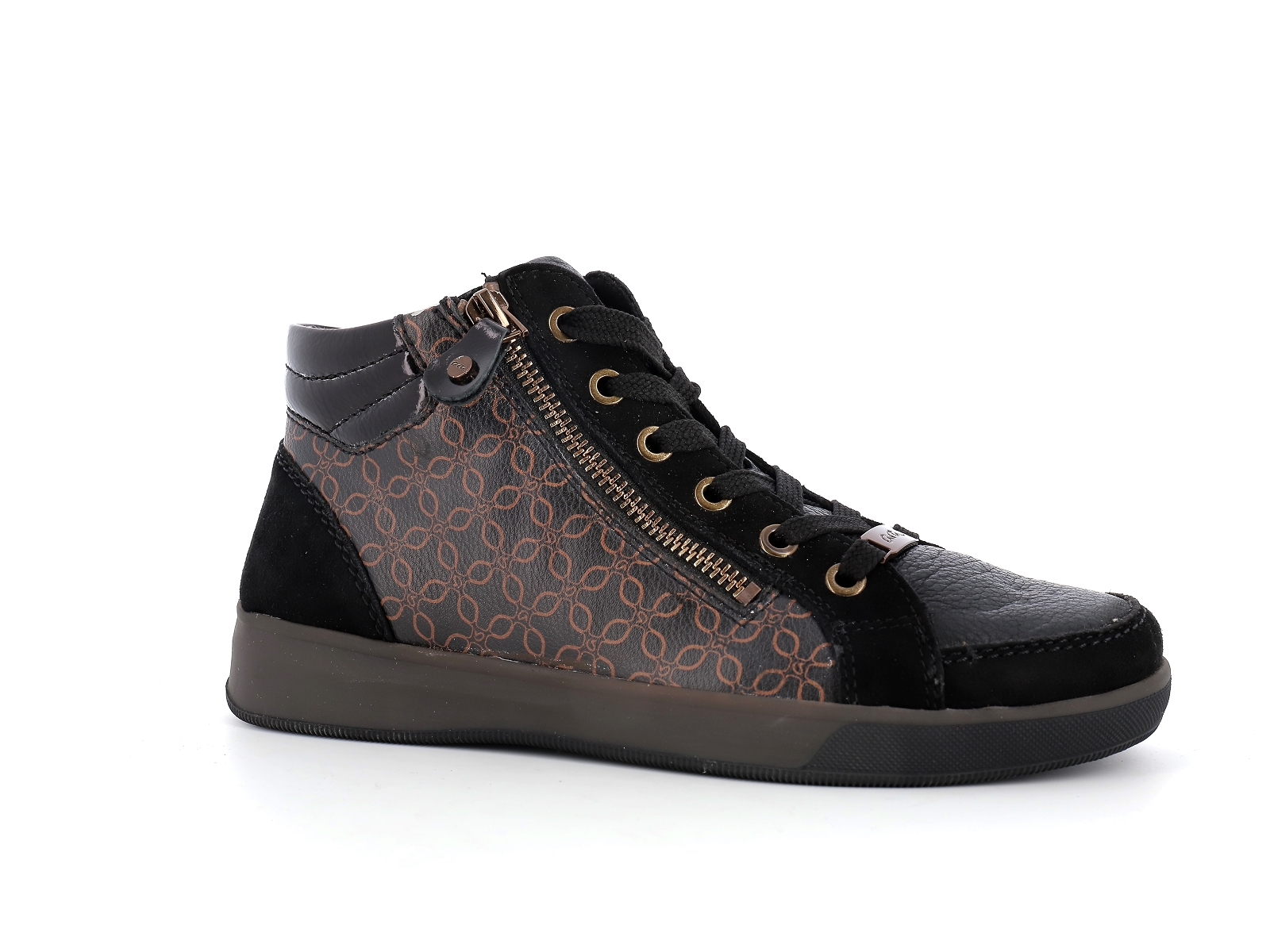 Ara-1244499 Cuir Noir Bronze