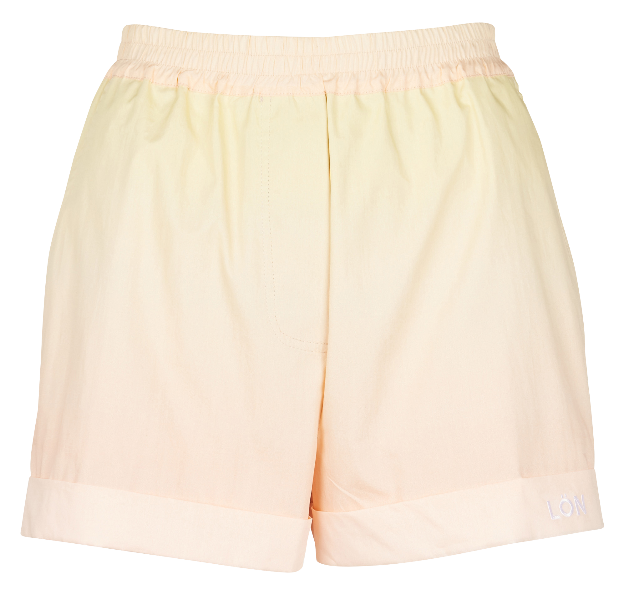 MAX - Short taille haute en coton | Jaune