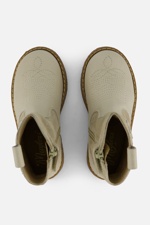 Muyters Cowboylaarzen beige Leer