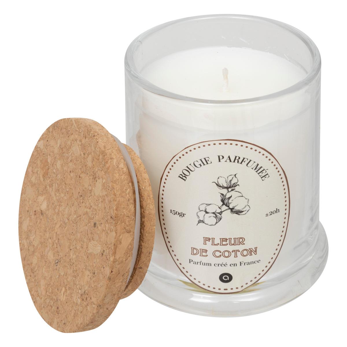 BOUGIE PARFUMEE VERRE HAPO COTON 150G
