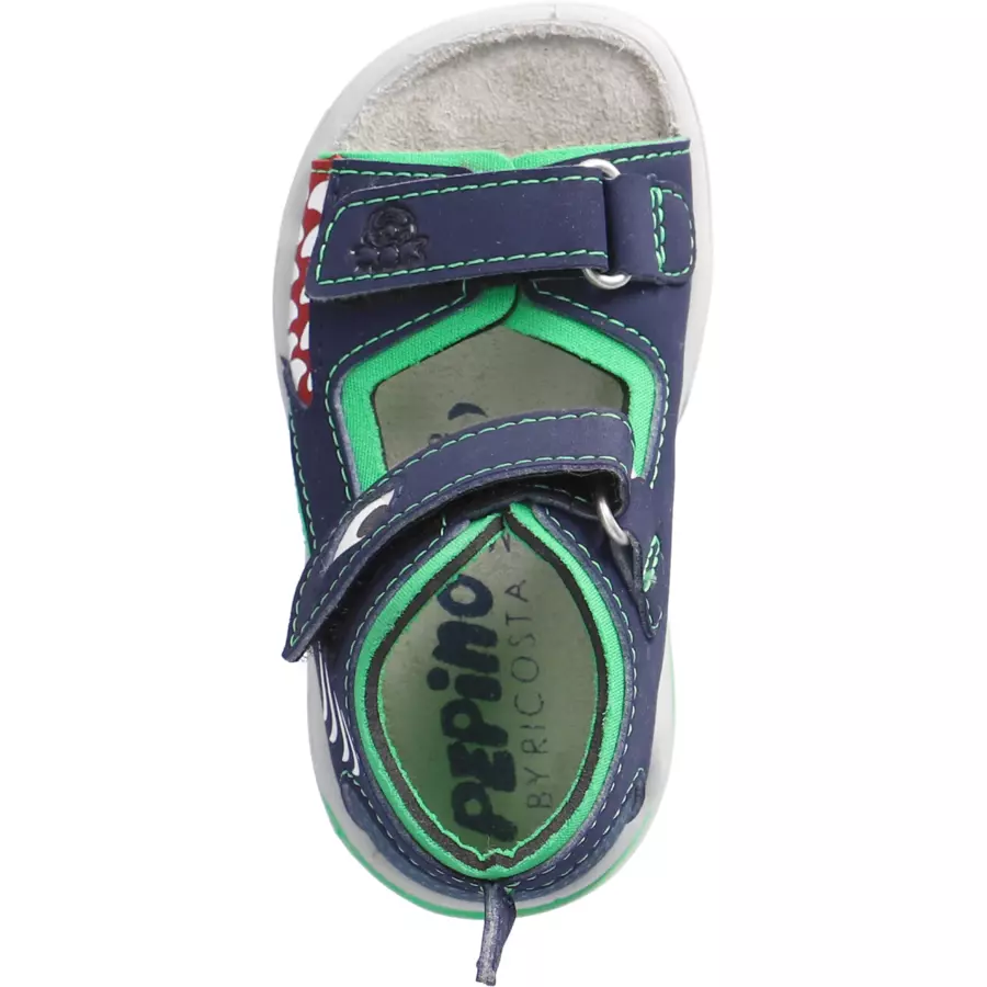 PEPINO Sandale Sharki nauticneongrün (mittel)