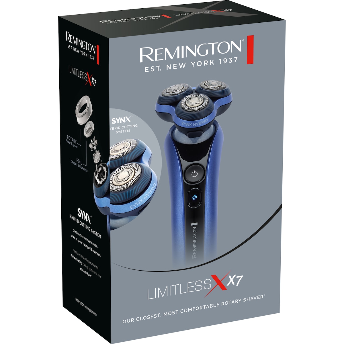 Remington X7 Limitless X roterende barbermaskin XR1775 (blå)