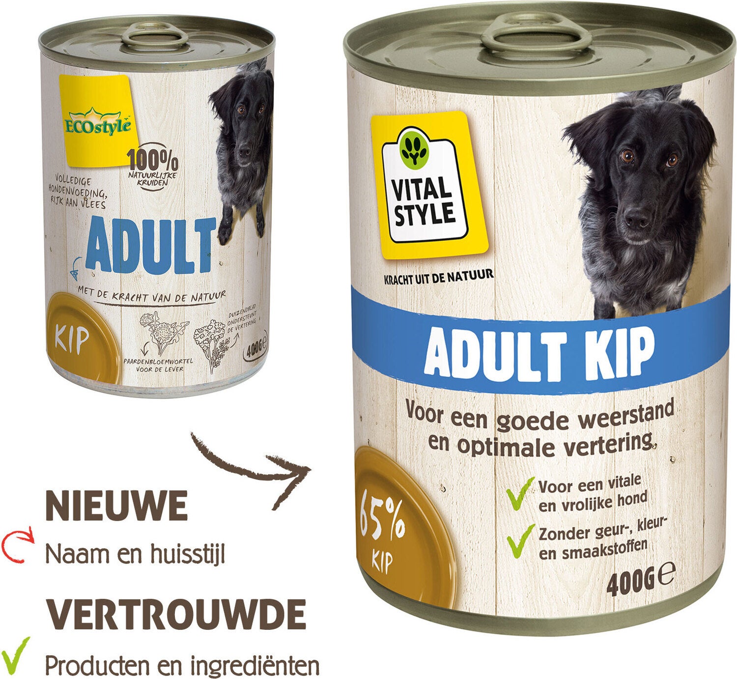 VITALstyle hondenvoer adult kip 400 g