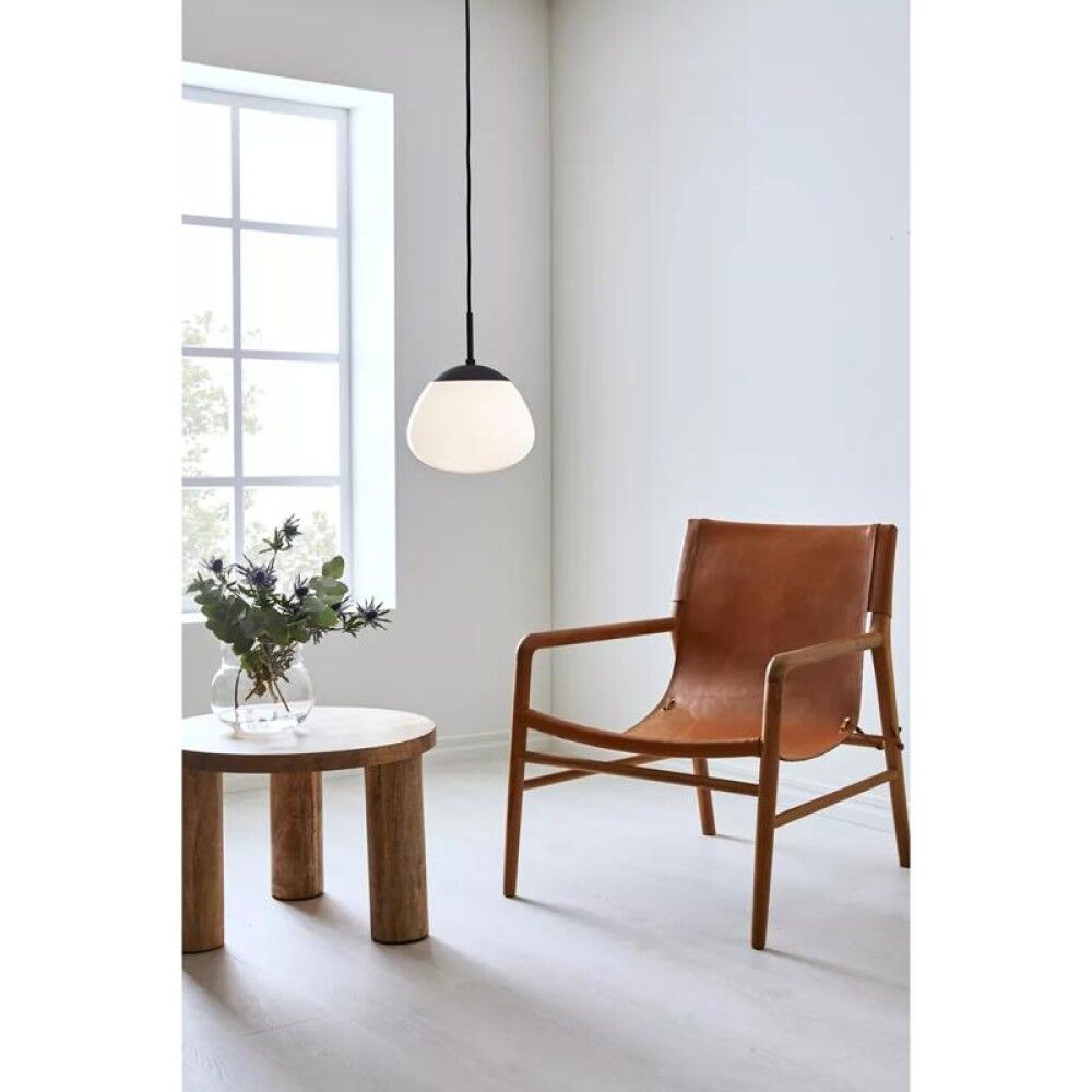TAKLAMPE MARKSLÖJD RISE SVART/HVIT E27