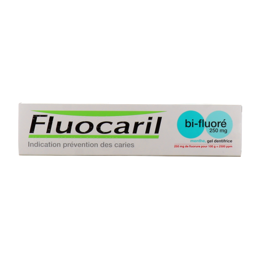 Fluocaril Bi fluoré 250 mg Gel menthe