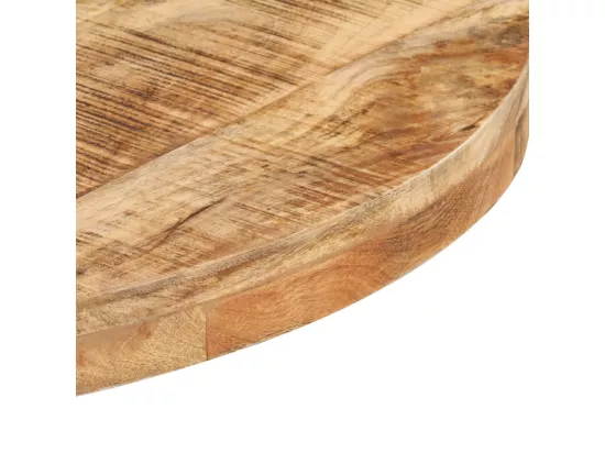 Table de bistro Ronde Ø60x75 cm Bois de manguier brut