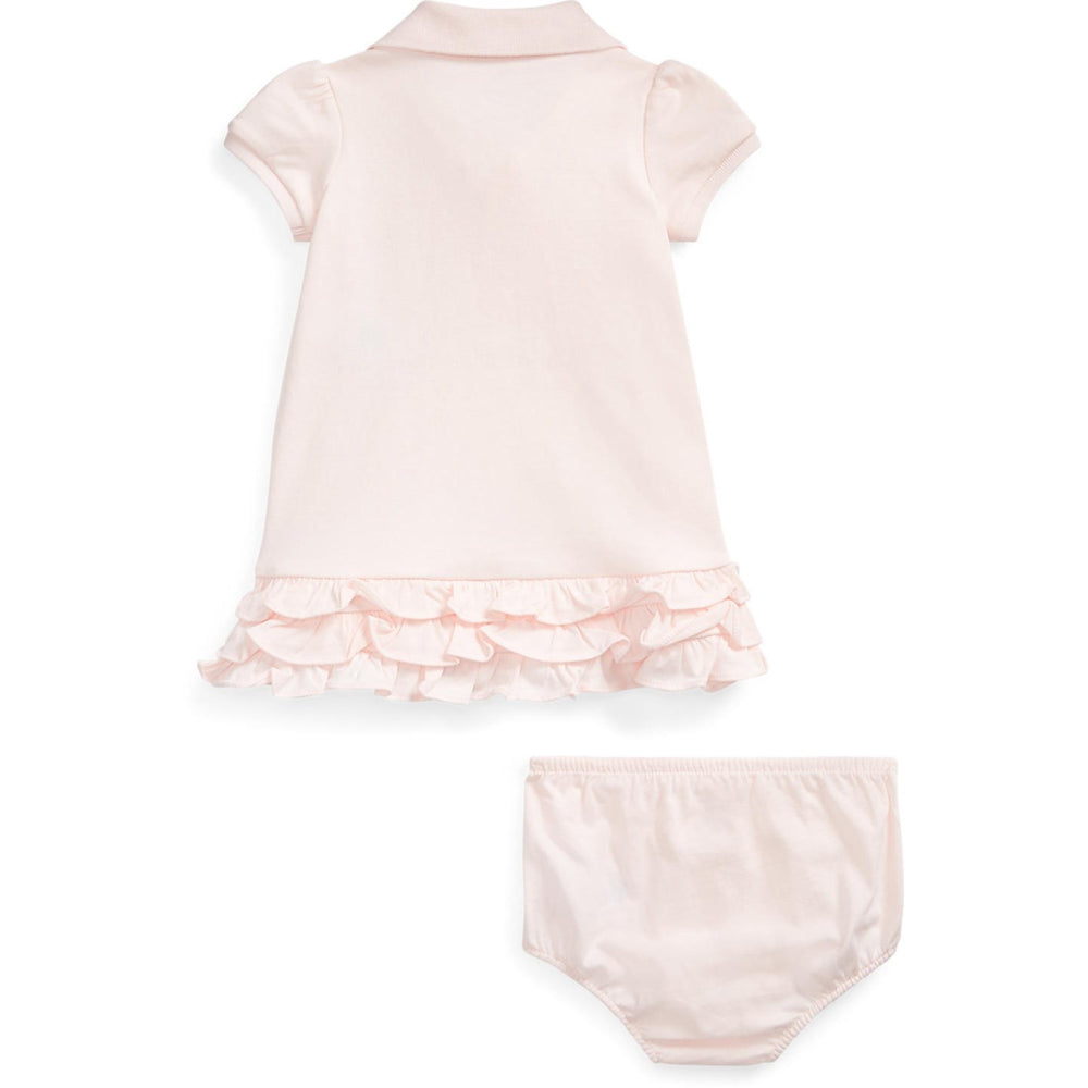 Køb Ralph Lauren Baby Delicate Pink Day Kjole