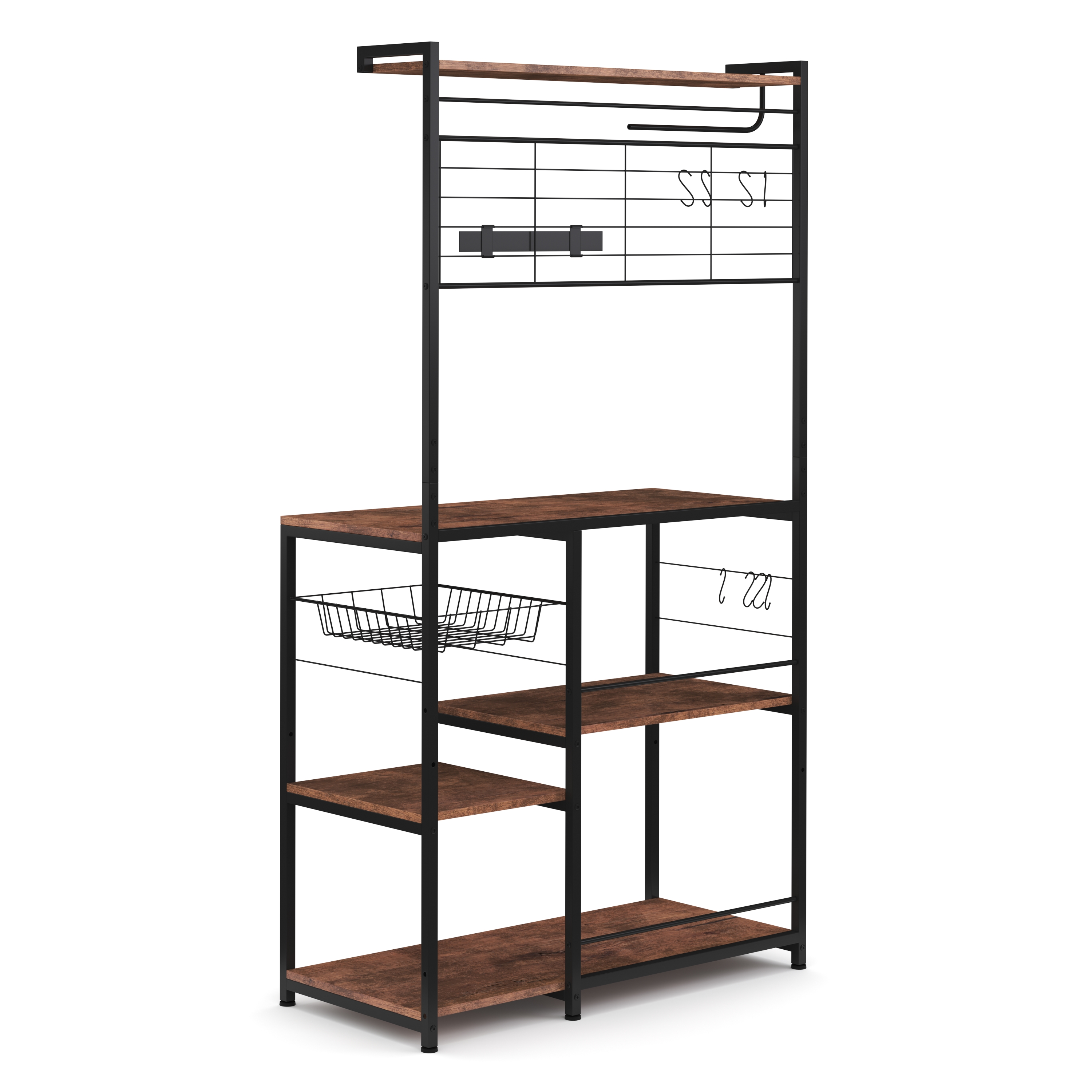 Küchenregal Vintage BONITA 90 x 167 x 42 cm