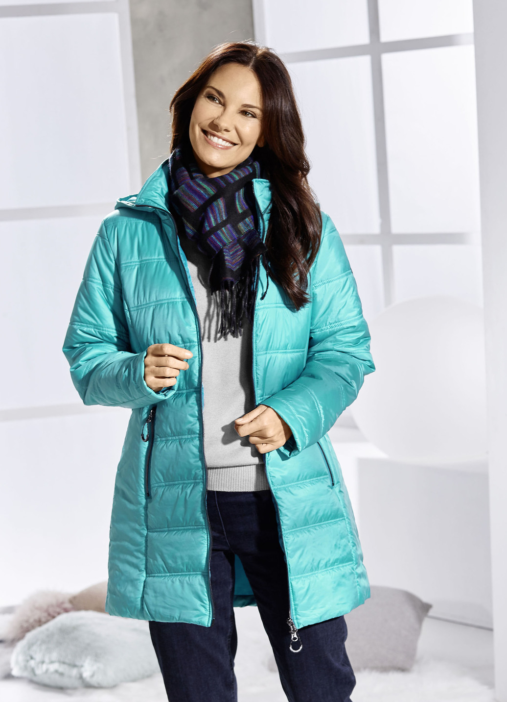 Jacke mit 2-Wege-Reißverschluss