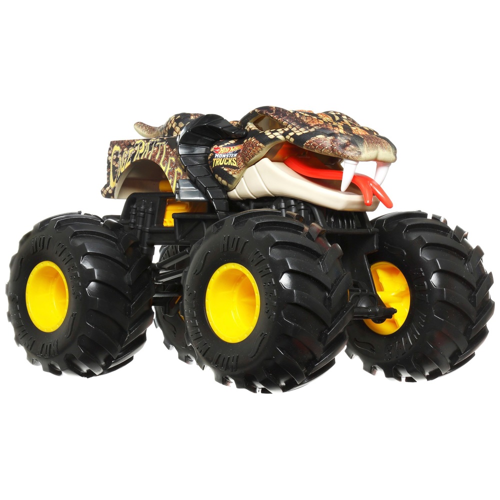 Hot Wheels Monster Trucks im Maßstab 1:24 – Cage Rattler (Druckguss)