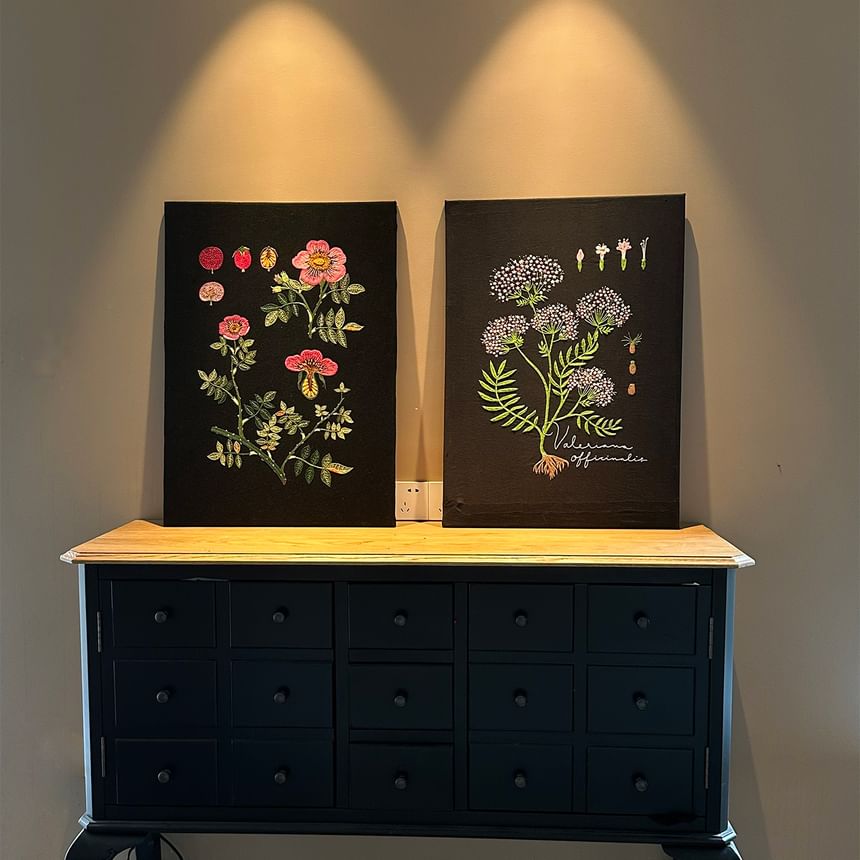 Embroidery Kingdom - DIY-borduurpakket met bloemen (verschillende ontwerpen)