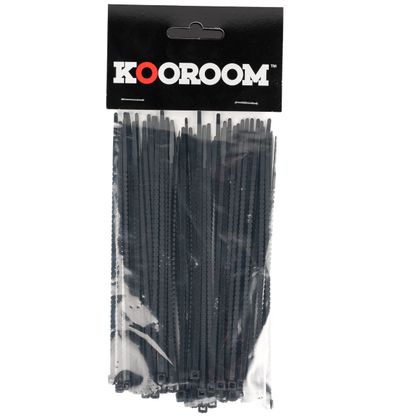 Colliers de serrage KOOROOM découpable à la main 150mm x 2,8mm Pack de 60 Universel - Noir