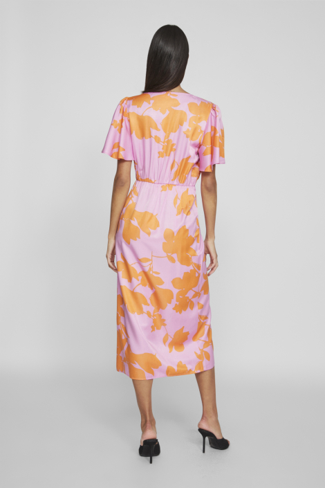 Vila roze dames jurk