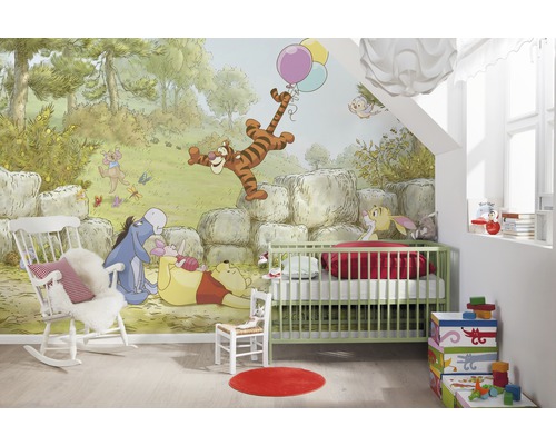 Fotobehangpapier SD460 Disney Winnie de Poeh Ballon 8-delige set 368 x 254 cm
