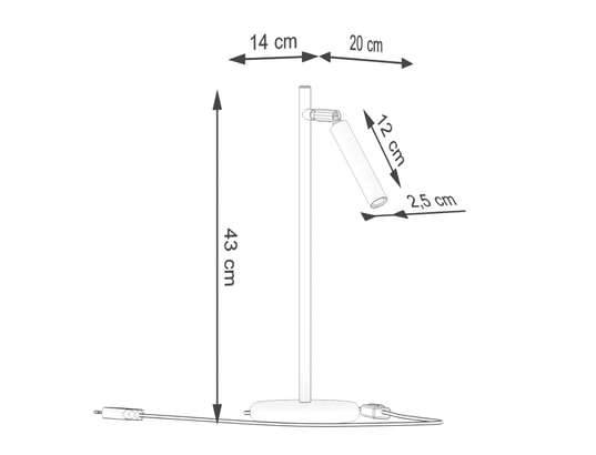 SOLLUX LIGHTING - Lampe à poser pastelo or