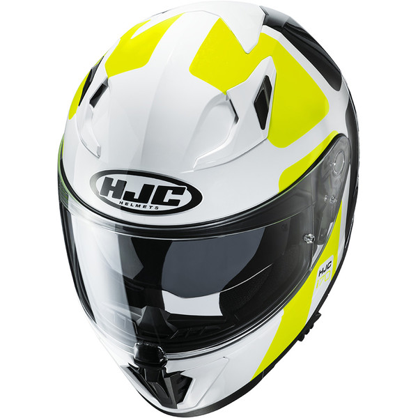HJC - Casque i70 Prika MC4H / Blanc / Jaune / Noir