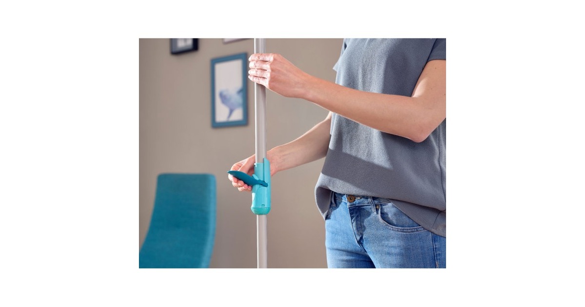 LEIFHEITDweilsysteem Set CLEAN TWIST Disc Mop Ergo Mobile vloerwisser  (Blauw/wit)