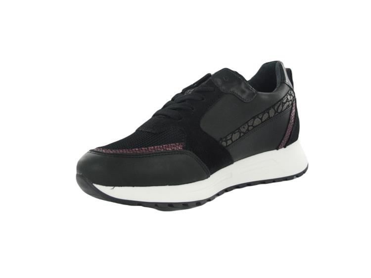AQA Shoes A8615 Zwart combinatie