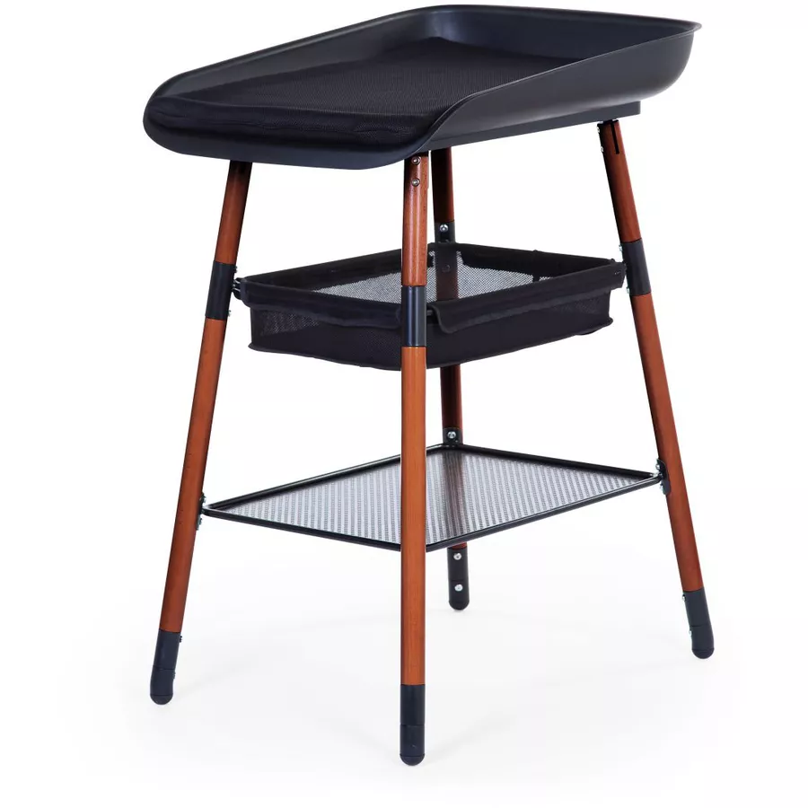 CHILDHOME Evolux Wickeltisch nussbaum schwarz
