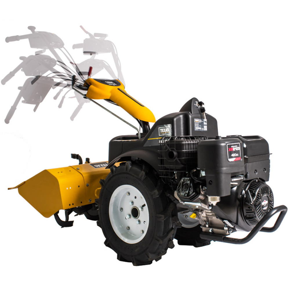 Motoculteur pro briggs et stratton 14cv 6 vitesses démarreur électrique texas