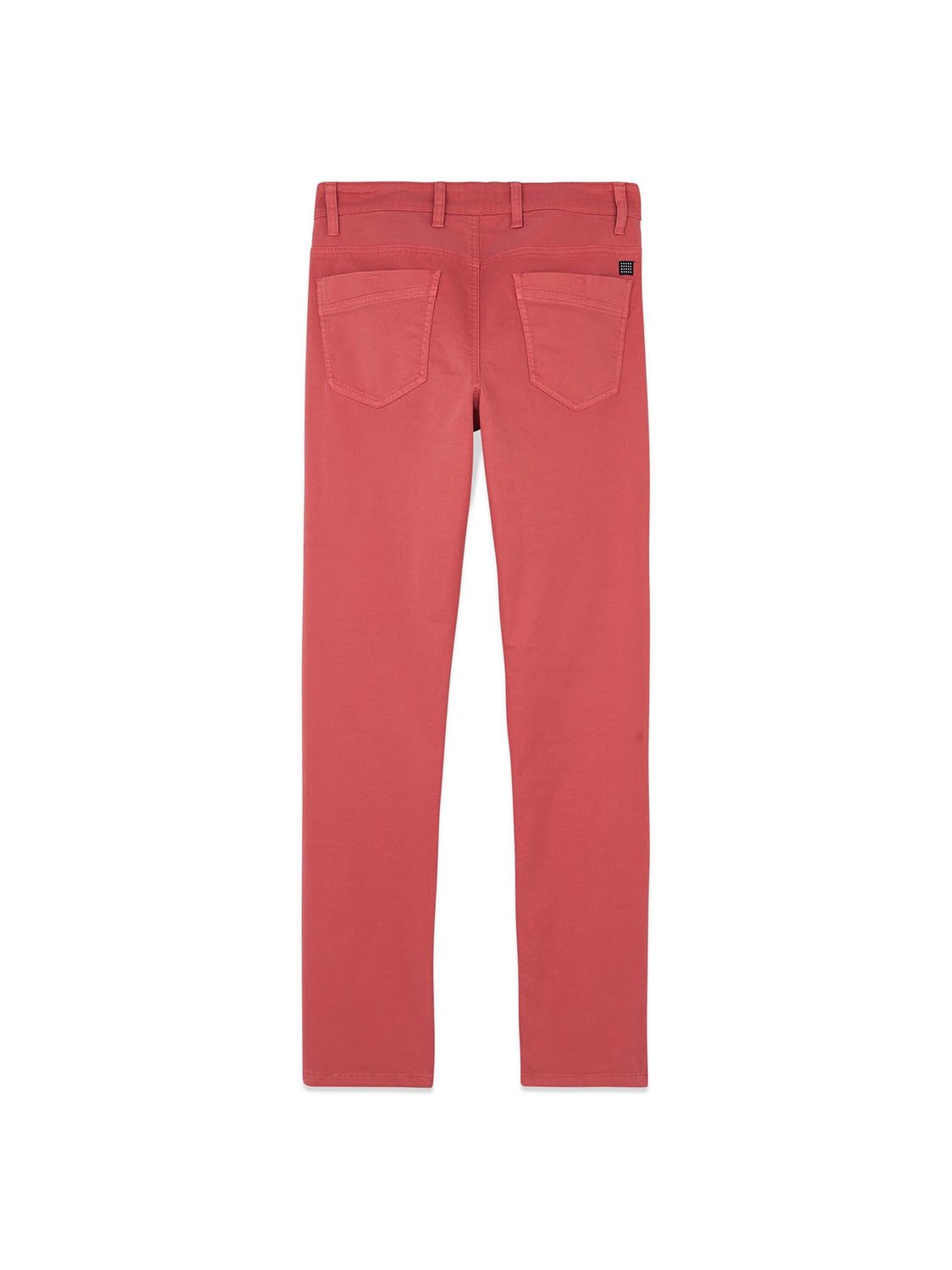 Pantalon Homme Coupe Droite Coton Rose