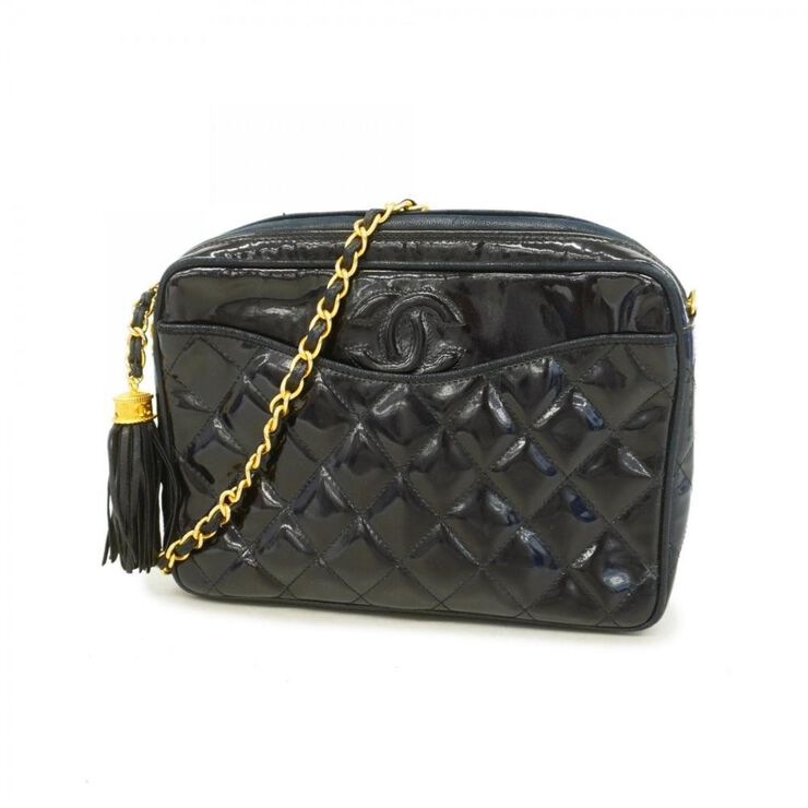 Chanel Vintage Chanel Crossbody Bag Black