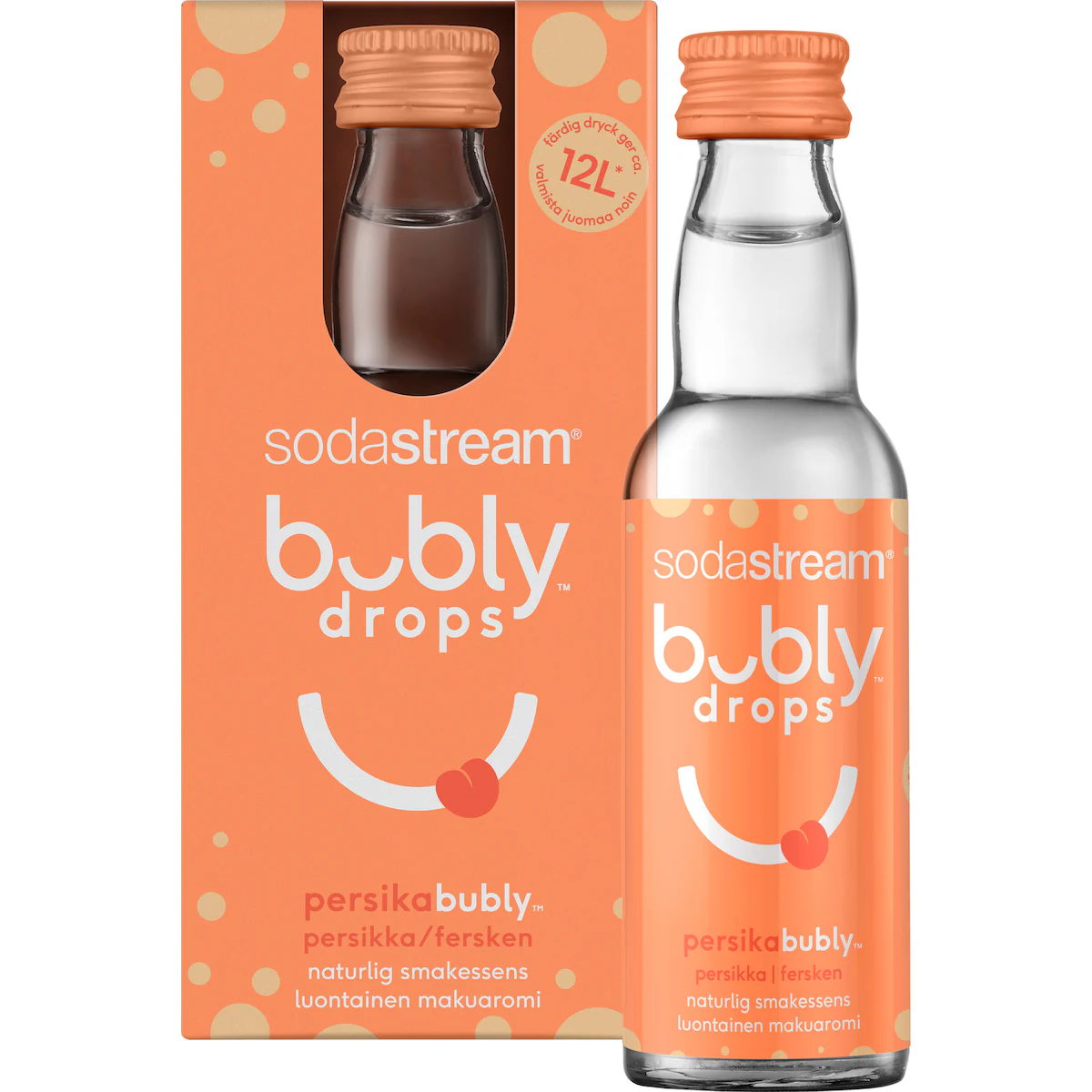 SodaStream Bubly Drops smaksekstrakt S1025260770 (fersken)