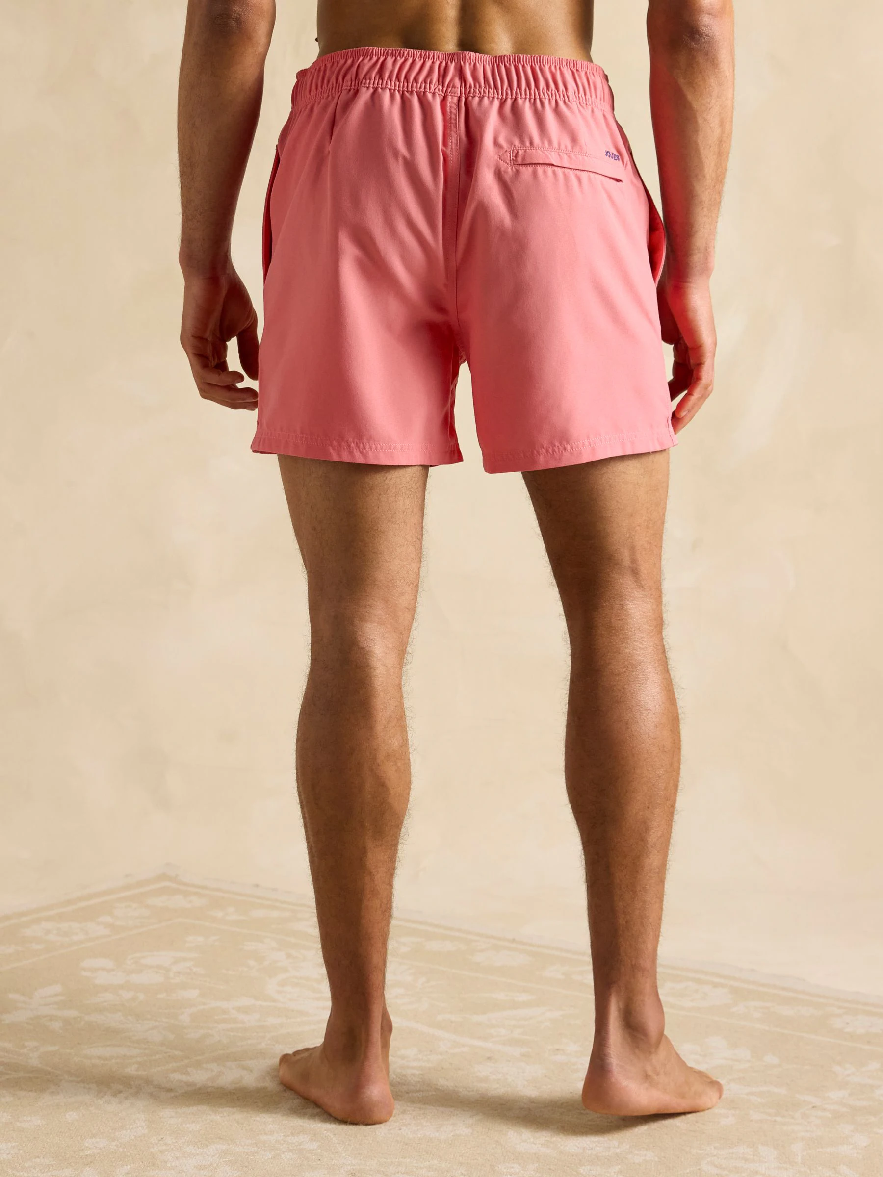 Roze - Joules Overton rugby stijl zwembroek