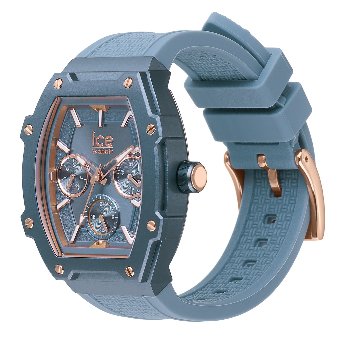 Montre ICE WATCH Ice boliday femme bracelet silicone bleu