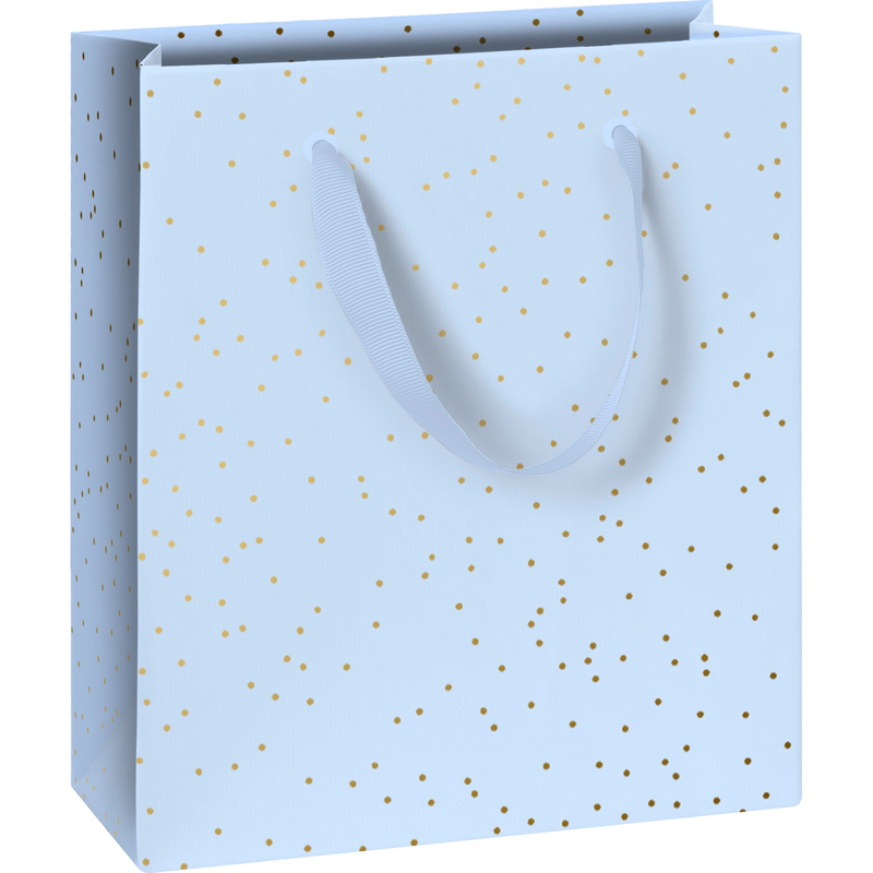 Stewo Geschenktüte Yvie, blau, 18 x 21 x 8 cm, 1 Stück