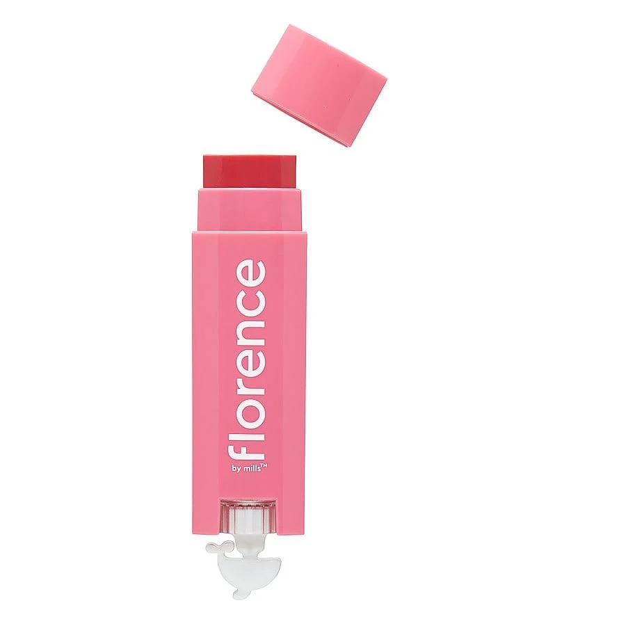 Florence by Mills - Oh Whale! Clear Lip Balm Guava and Lychee Pink - Læbepomade