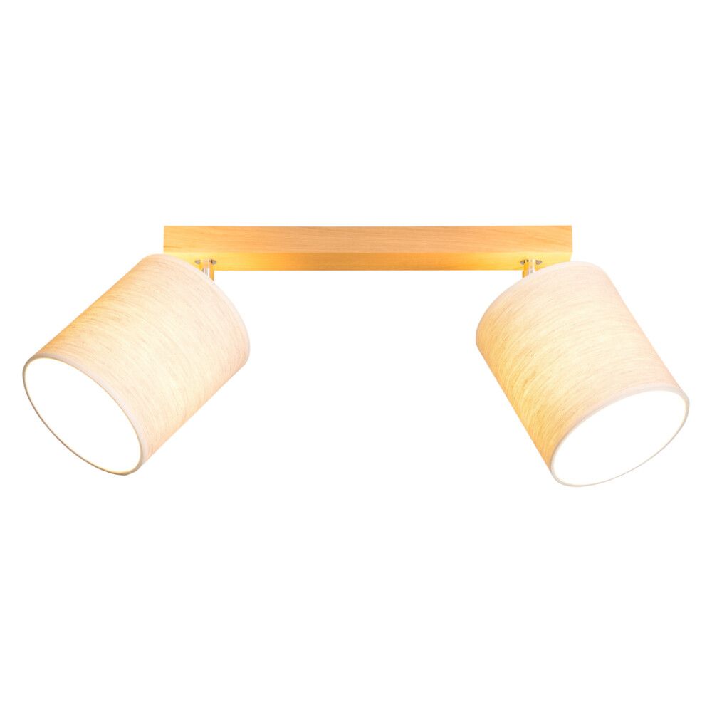 TAKLAMPE BRITOP BOHO 2XE27 25W OLJET EIK