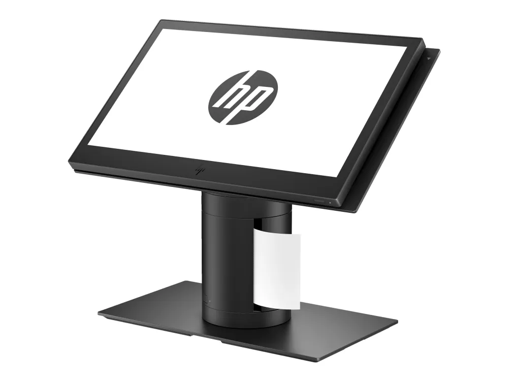 HP ElitePOS G1 Retail System 141 - Alt-i-én - 1 x Celeron 3965U / 2.2 GHz - RAM 4 GB - SSD 128 GB - TLC - HD Graphics 610 - Gigabit Ethernet - Win 10 Pro 64-bit - skærm: LED 14