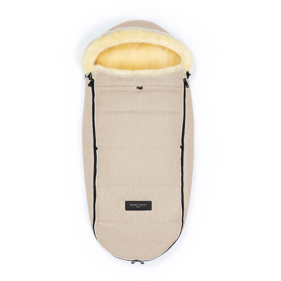 Werner Christ Baby Lammfellfußsack LADIS cloud
