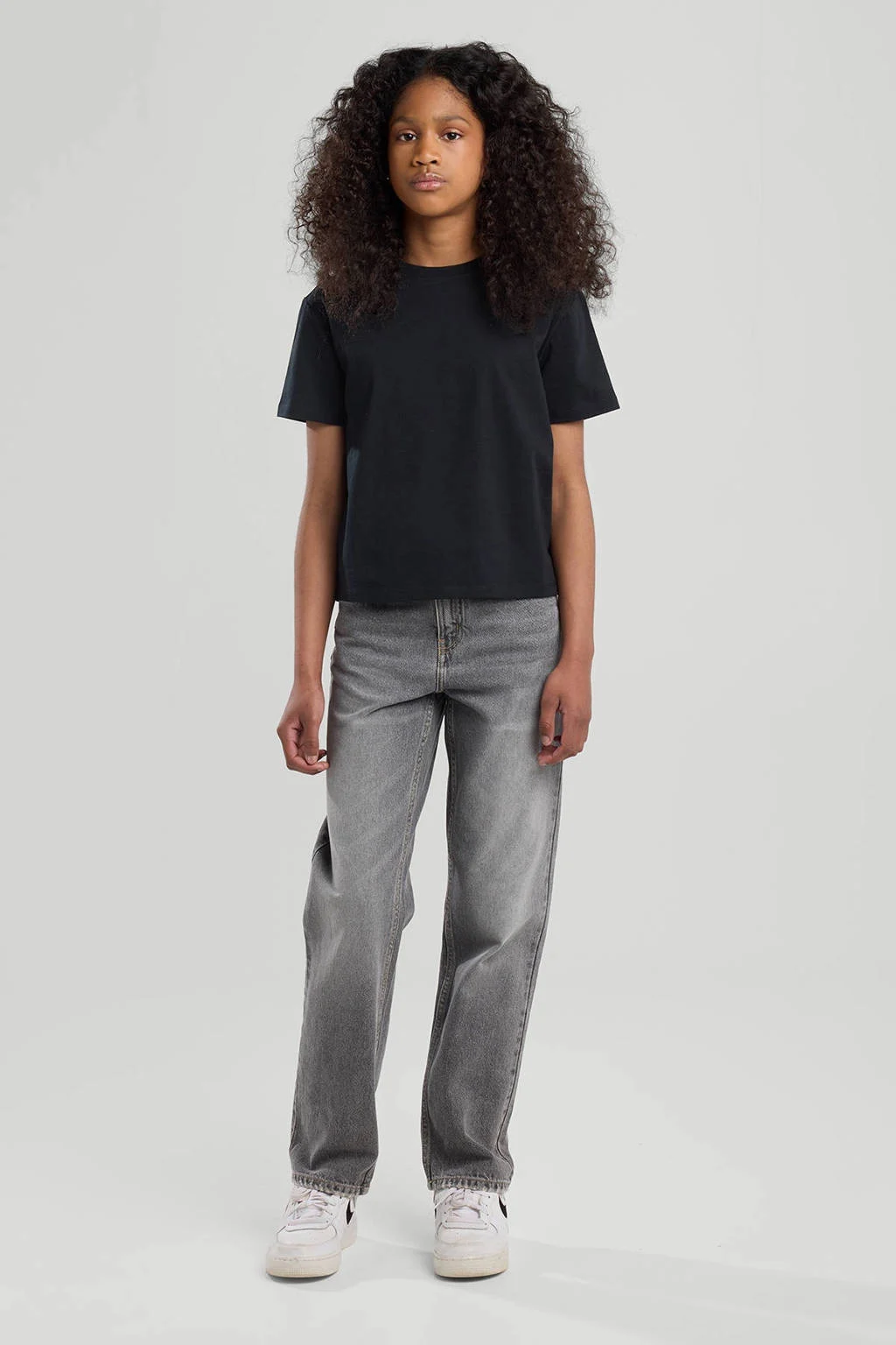 America Today straight leg jeans grey denim