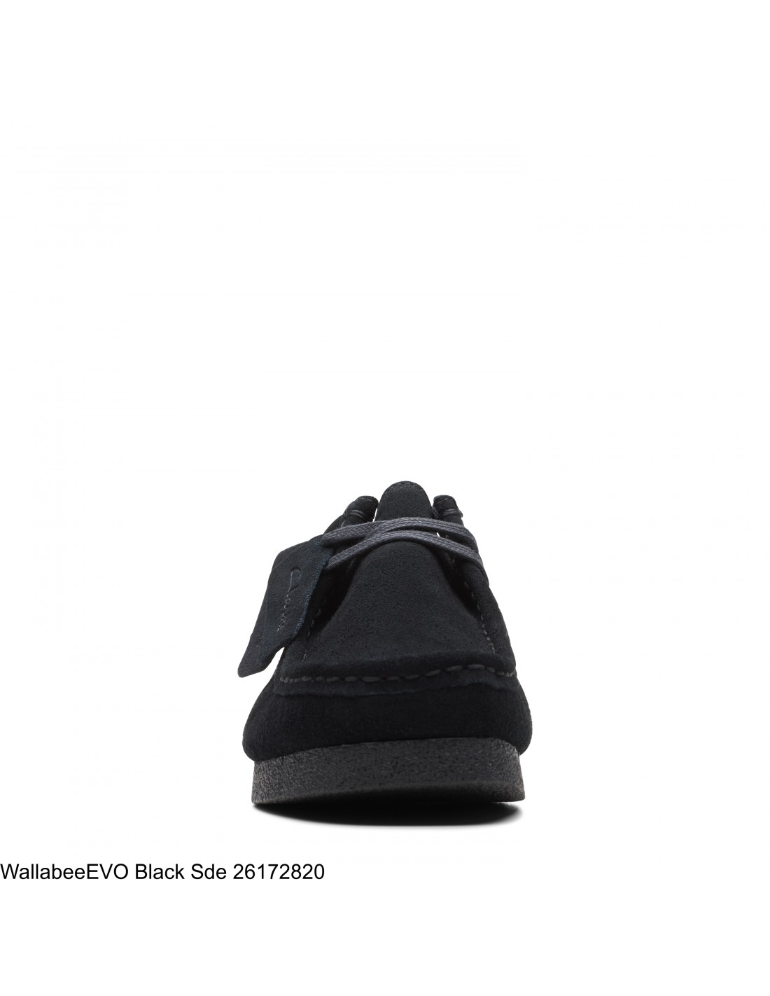 clarks Derbies homme wallabee evo black suede
