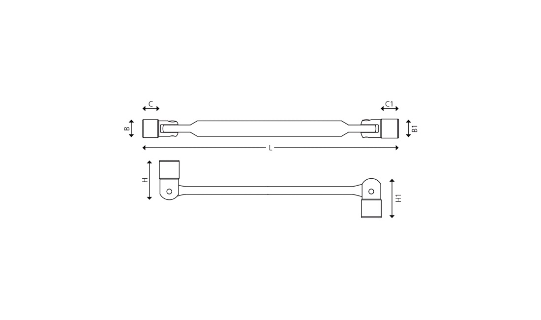 Lednøgle 18x19 mm Polar Tools