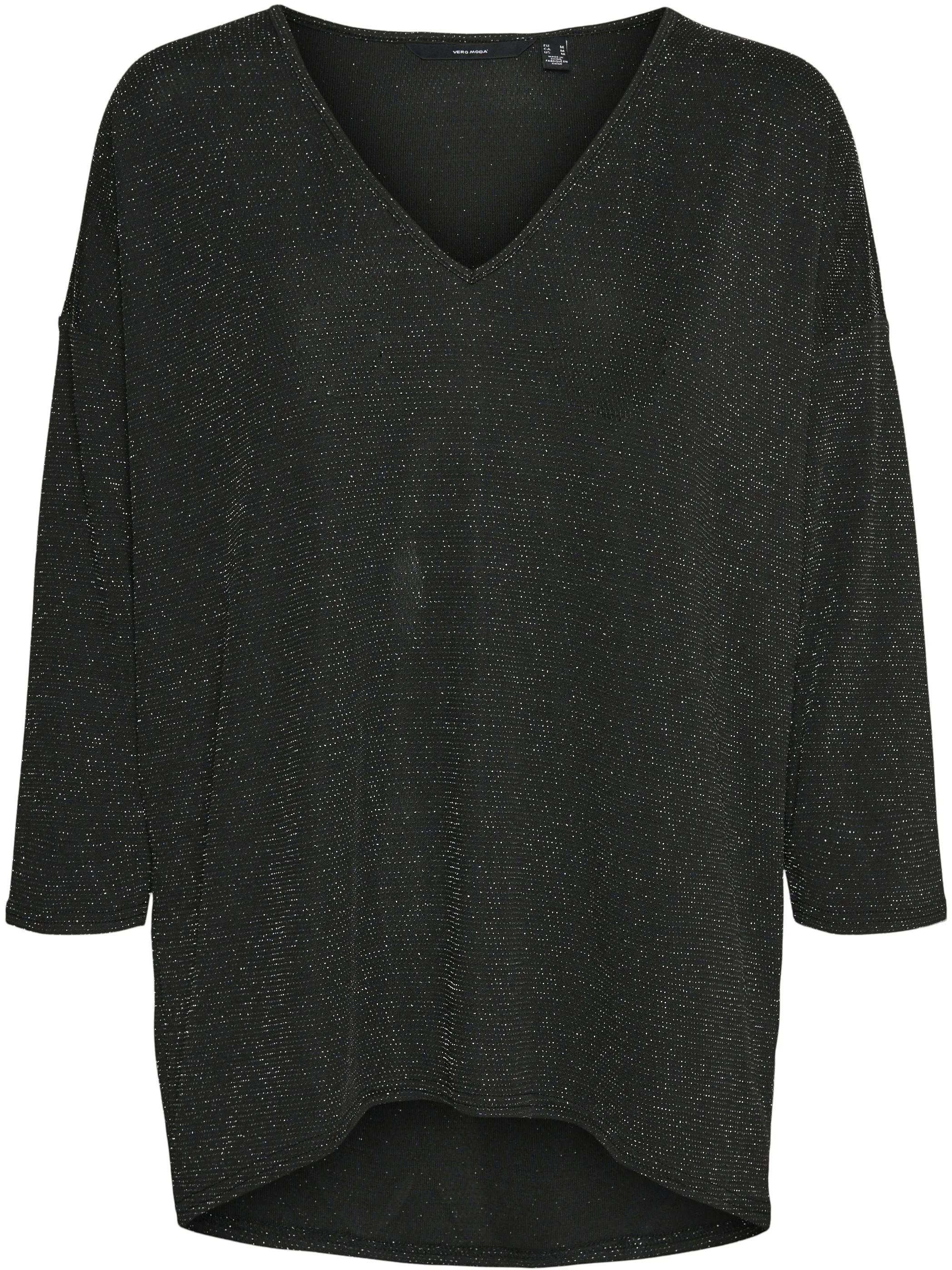 Damen oversized Pullover mit Glitter