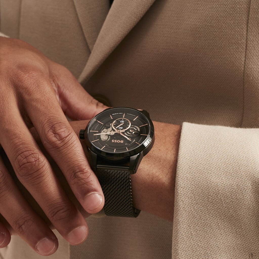 Montre Boss sophio Auto Noir