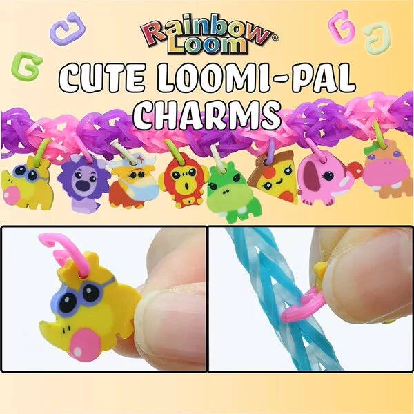 LOOMI-PALS COLLECTIBLES  - CHARM BRACELET RAINBOW