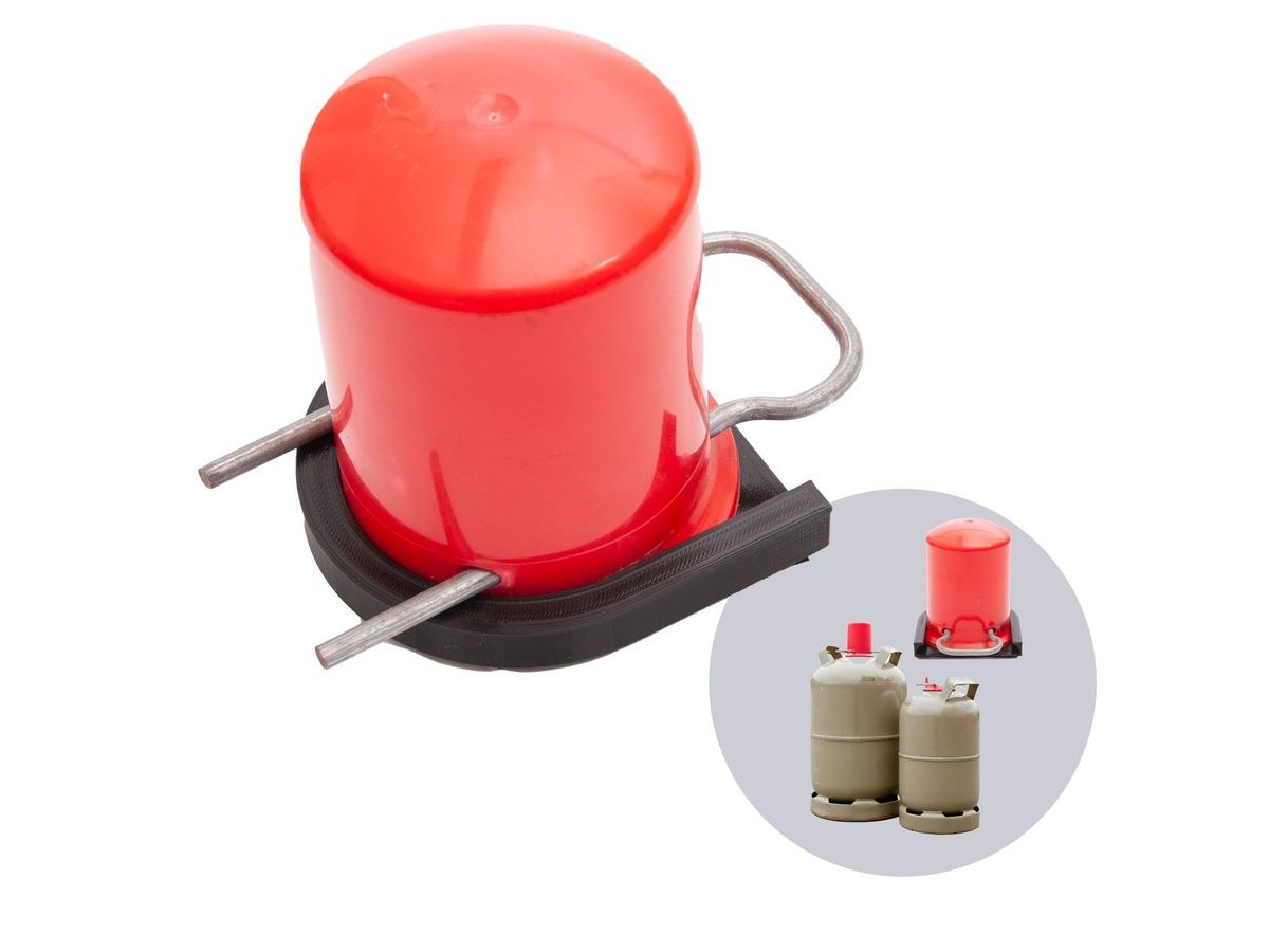 040 Parts Propaanfles Beschermkaphouder - Red