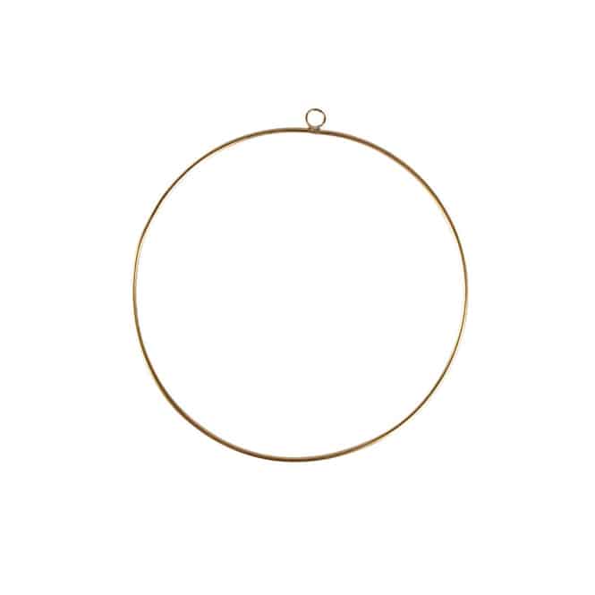 Dekohänger - Ringe - 3 Stück - gold