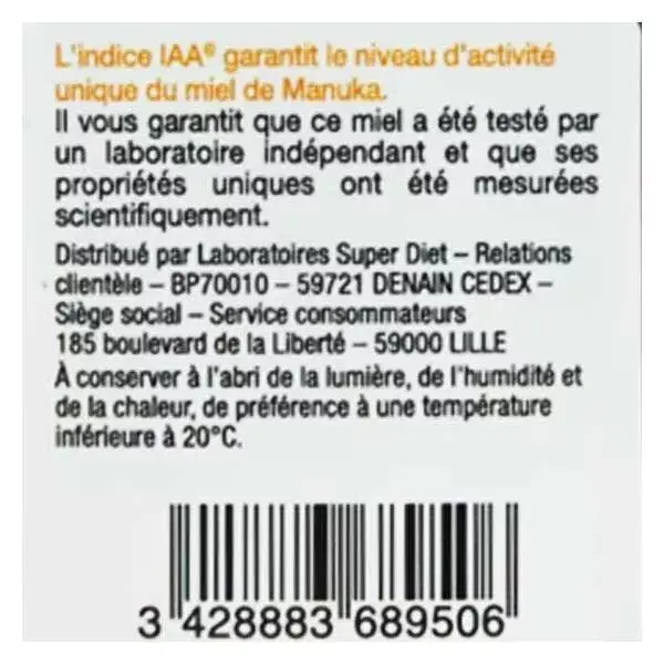 Herbesan Miel de Manuka IAA18+ 250g