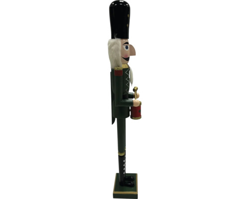 Lafiora notenkraker decoratief figuur, groen, 85 cm hoog