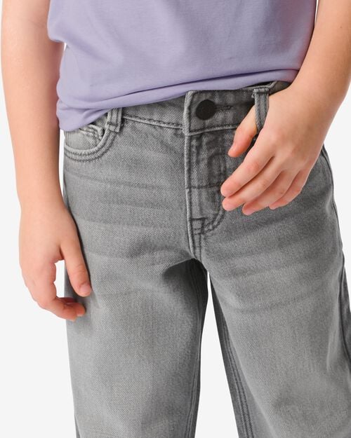 jean enfant - modèle straight fit gris